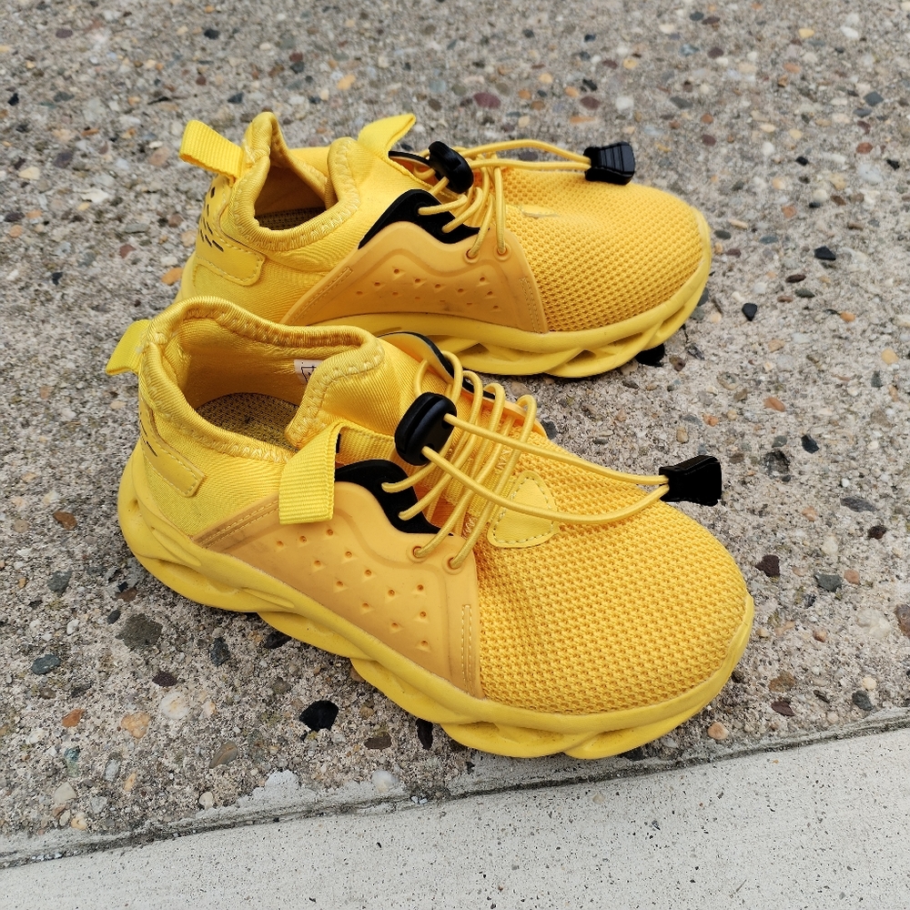 Mishansha Yellow Kids Sneakers